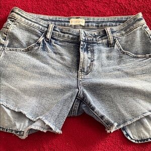 Hint of Blue Jean shorts